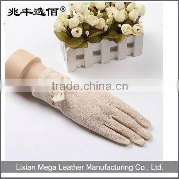 Girls lace&cotton UV Protection Sun Block Bridal gloves for driving gloves