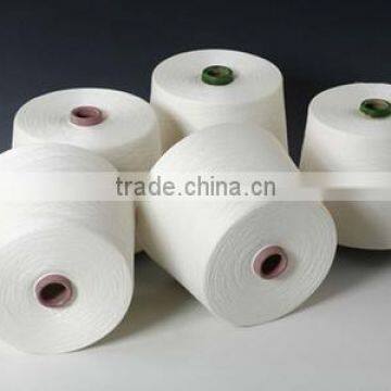 Raw White Color 50/2 100% Polyester Yarn Sewing Thread