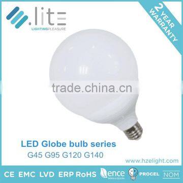 Led Globe Bulb Globe Shaped Bulb G120 20W Plastic Lamp Body 2000lumen 270 Degree Replace 130W with CE RoHS E27 E26 B22 Base