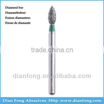 FO-32C High Speed Coarse Grit Flame Diamond Cutting Bur