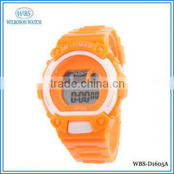 Waterproof rubber jelly watch custom design