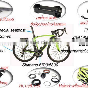 Top-rated DIY Dengfu FM098 Frameset Full of Carbon Road Bike DI2 Compatible photo-2