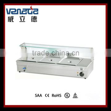 Electric Stainless Steel Table-top Bain Marie Food Warmer with CE Certification