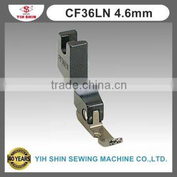 Industrial Sewing Machine Parts Sewing Accessories Teflon Feet (Zipper) Single Needle CF36LN 4.6mm Presser Feet