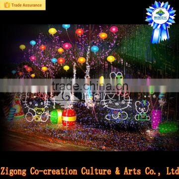 Paper lantern for holiday or festivals, Christmas lighting