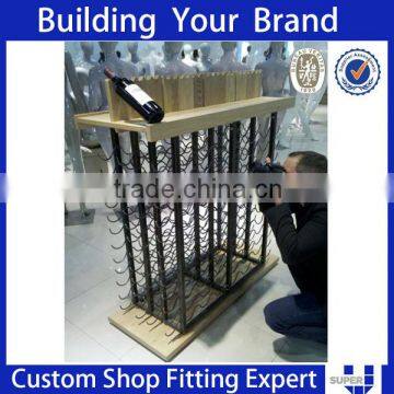 2016 Special Design Mdf Wooden Beer Rack Display Shelf