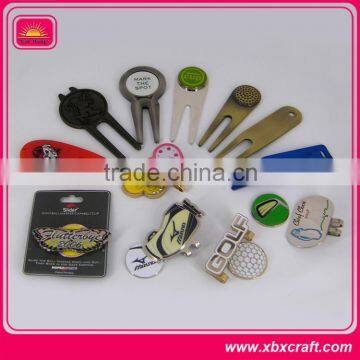 custom metal/plastic sports golf divot tool for gift