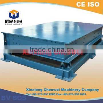 China gold supplier new sign high frequency horizontal vibrating table for concrete molds