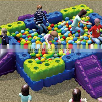 KAIQI classic Tangram DIY Series KQ50128G kids favorite Ball Pool playground equipment