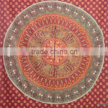 RT-615 Indian Mandala Hand Block Printed Bedspread Printed Cotton Bed Cover Manufacture Exporter and Supplier From Jaipur photo-4