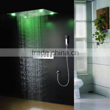 Luxury Shower System Embeded Ceiling Multifunctional Shower Mixer Bath Set With Rainfall,waterfall,mist Spray,curtain photo-3