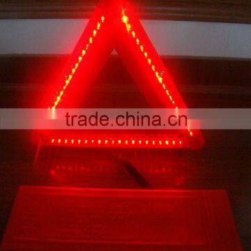 roadside led light warning triangle car emergency sign