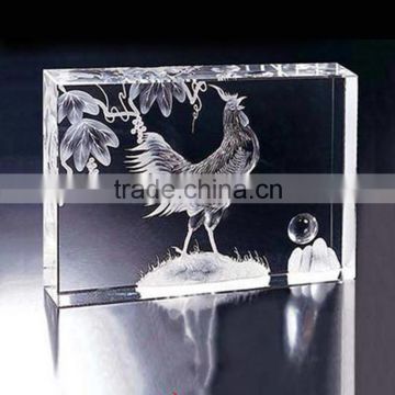 old fashion 3d crystal dc k40 laser engraving gifts