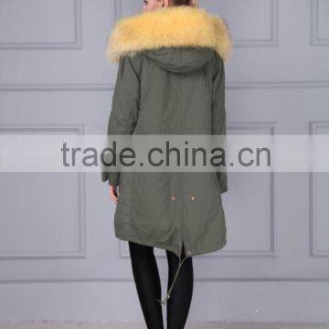 Fur Lining Women Winter Jacket Parka Raccoon Fur Parka For Ladies photo-2