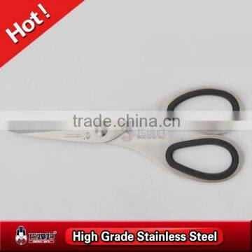 Stailess steel handle and blade shaped scissors