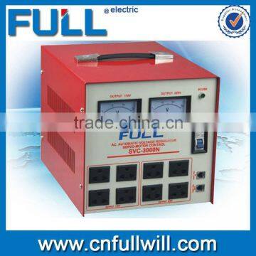 Hot sale China wholesale SVC 3000VA single motor type automatic universal voltage stabilizer