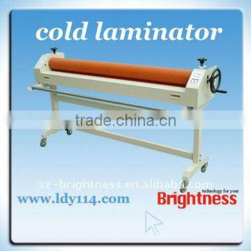 Manual cold lamination machine with stand 1600mm 63''