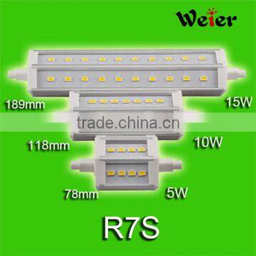 best price 85-265v 5-15W r7s led lamp