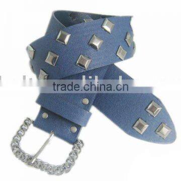 fashion pyramid PU belt