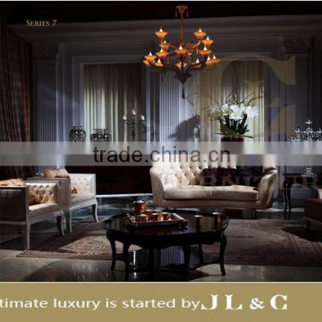 Luxury Living Room JT07-04 Morning Glory Top Coffee Table High-end Furniture Factory Price From China JT71-03 JL&C Furniture