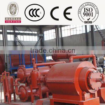 Engineers overseas rubber product manufacure pyrolysis machine