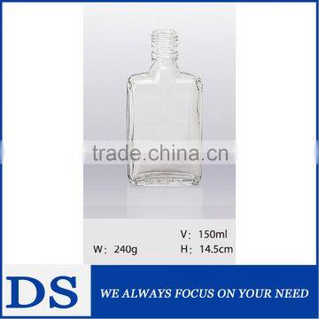 150ml clear empty glass bottle for liquor                        
                                                Quality Choice