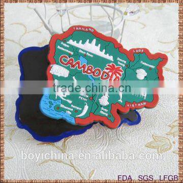 Country Map Gift Fridge Magnet Custom Rubber Fridge Magnet                        
                                                Quality Choice