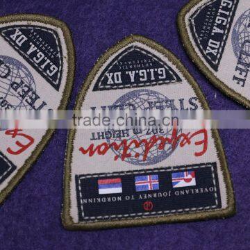 High Quality Silk Screen Printed Embossed Main Label For Clothing photo-4