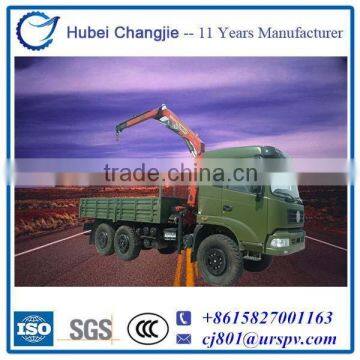 6WD 185HP Truck with crane for sale