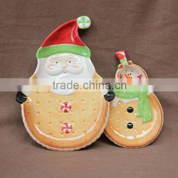 ceramic Christmas decorative plate