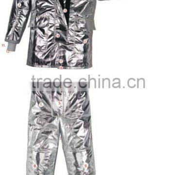 Fire Fighting Equipments Heat Resistant Fireman Suit Aluminum Suit Fire Fighting Cloth photo-2