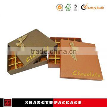 high quality paper chocolate boxes blister tray