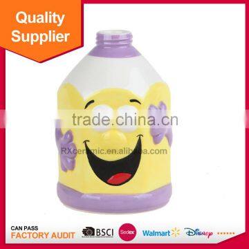 New Desigh Cheap Pencil Shape Cartoon Ceramic Bathroom Set photo-5