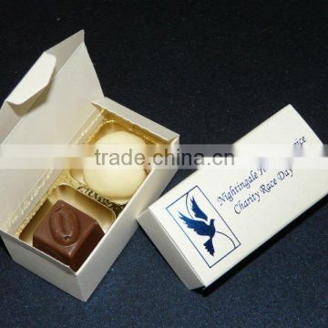 Food packaging for chocolate