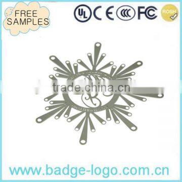 Chinese Style Flower Shape Metal Bookmark for Souvenir photo-6