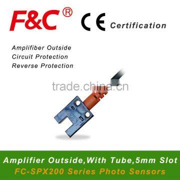 Micro Slot/Fork Infrared Sensor, Position Detection, 4-wire, FC-SPX201 Series, 5vDC Offered.