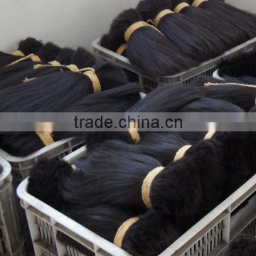 hot sale high quality human hair extension/nature double drawn human hair