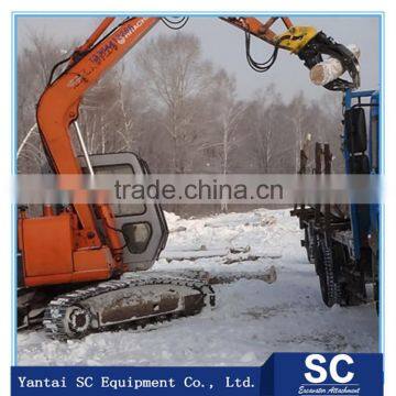Excavator Wood Grapple, Rock Grab Bucket, Timber Log Grapple Best Sale