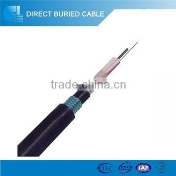 Factory price direct buried double armored multi loose tube fibre optics cable GYTA53