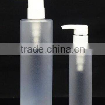 180ml 450ml matte PET plastic lotion bottle with pump