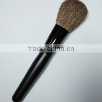 Goat hair black wooden handle beauty powder brush