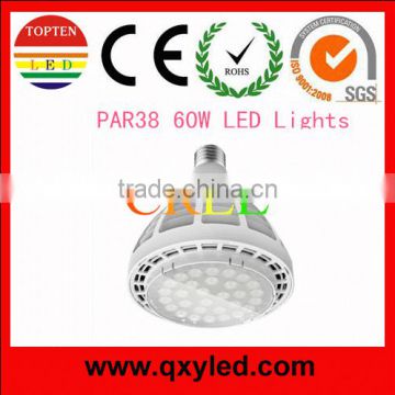 Par38 led lighting .E27 Par38 60w led par lights .led par lighting repalce 300w traditon par lights