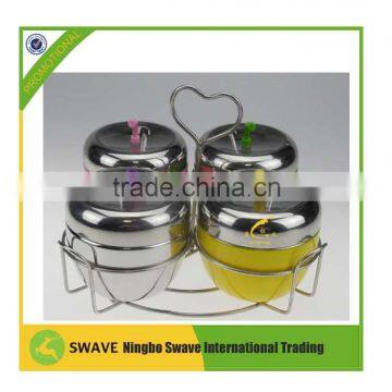 2016 Apple Shape Colorful Stainless Steel Seasoning Pot P77150 photo-3