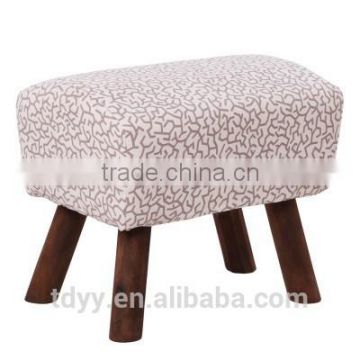 TDC-501C REMOVE FABRIC QVB JIANDE TONGDA home ottoman and foot stool carbon fir leg round ottoman stool modern ottoman