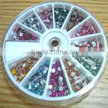 Mixed shape nail art decoration/rhinestone/diamond