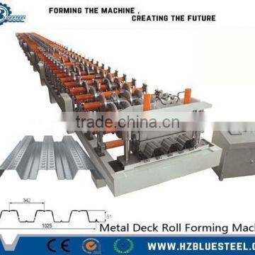 Automatic Galvanized Floor Decking Roll Forming Machine for Sale, Steel Floor Decking Sheet Making Machine