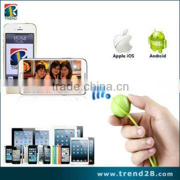 Fashion lower price cell phone camera remote bluetooth shutter ball