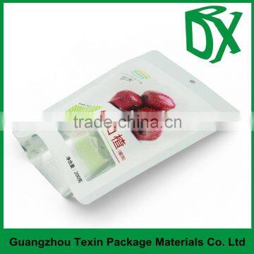 Various design logo printed resealable plastic snack packaging bag