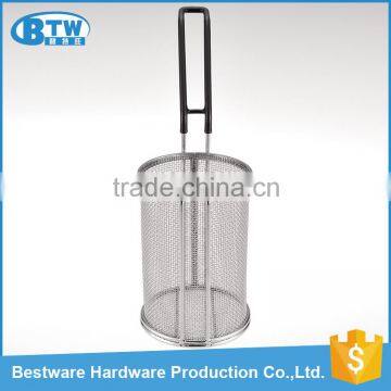 Diameter127*177.8mm Stainless Steel Round Shape French Fries Deep Fry Basket photo-2