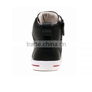 2016 Boys Stylish Black Lace-up Children Ankle High Shoes